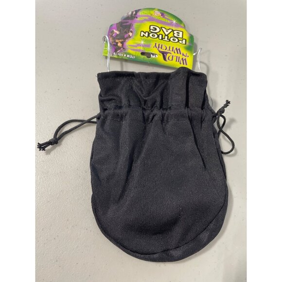 Forum Novelties Wild N Witchy Potion Bag Embroidered Spiderweb Halloween NEW - Picture 4 of 6